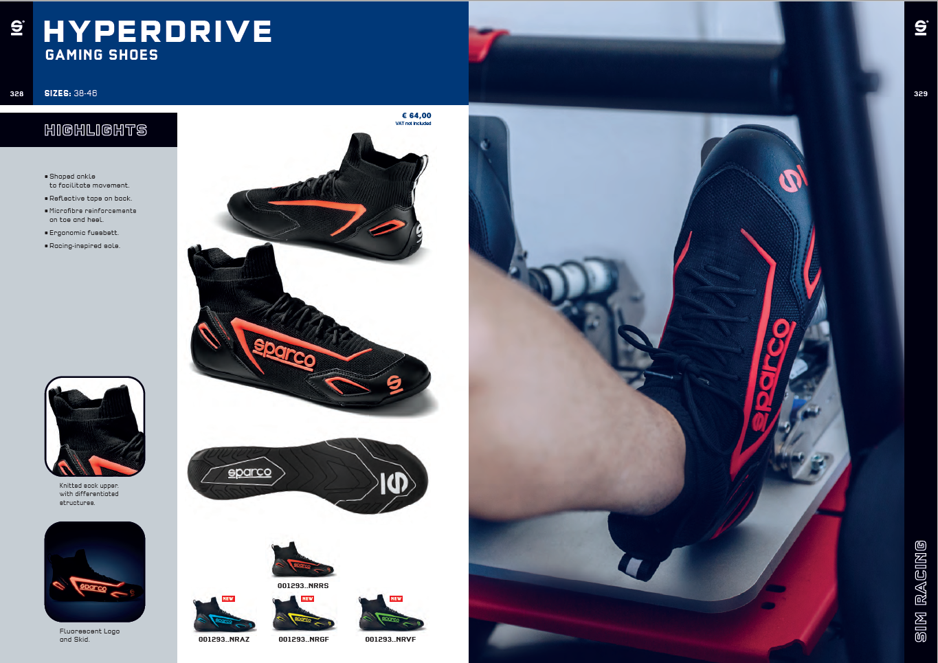 Sparco, SimRacing, Hyperdrive Shoes